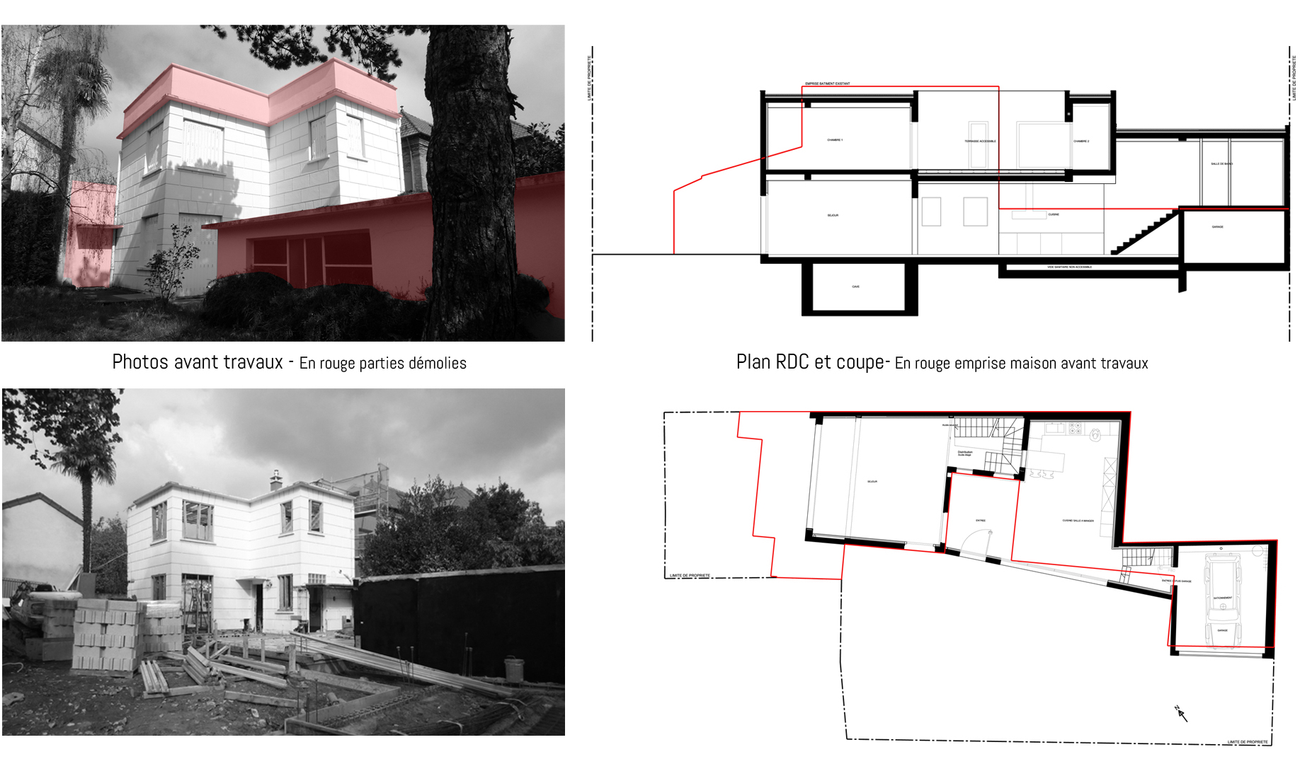 Réalisation RESTRUCTURATION VILLA SURESNES